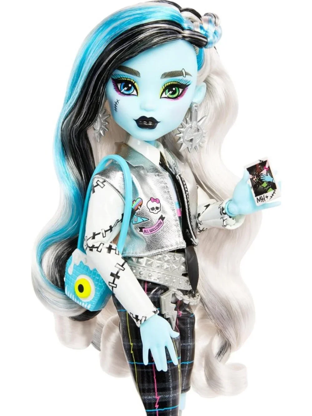 Frankie Stein Doll Set with 15 Accessories, Poster, Stickers & Pet Watzit